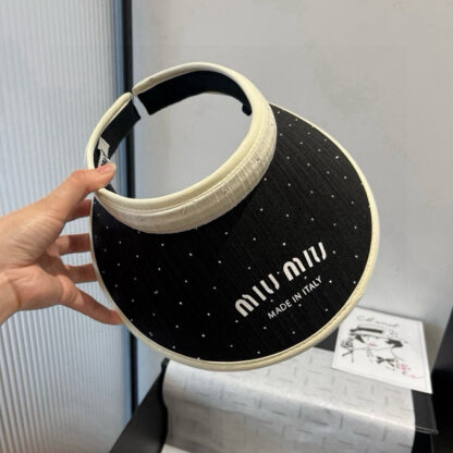 Miu Miu hollow headband sun hat - Image 4