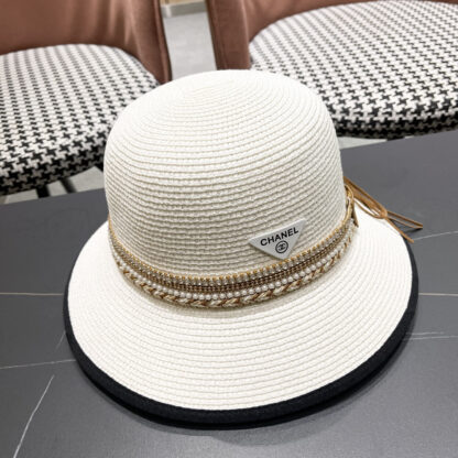 Prada summer high-end fashion style advanced sun hat - Image 3