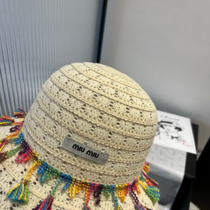 Miu Miu Lace Basin Hat - Image 4