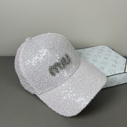 Miu Miu chic sequined baseball cap - Image 4