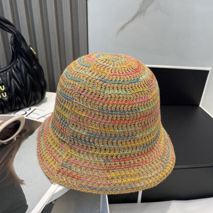 Miu Miu new striped knitted bucket hat - Image 4