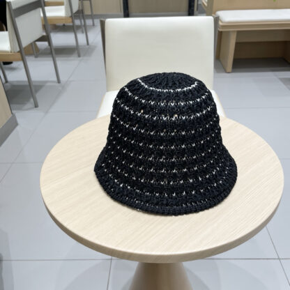 Prada knitted hollow bucket hat - Image 3