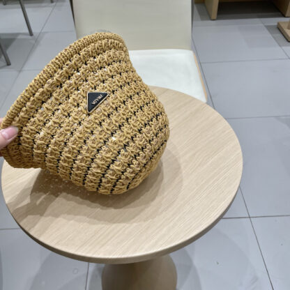 Prada knitted hollow bucket hat - Image 3