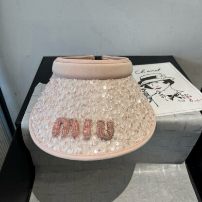 Miu Miu new hollow top sun hat - Image 4