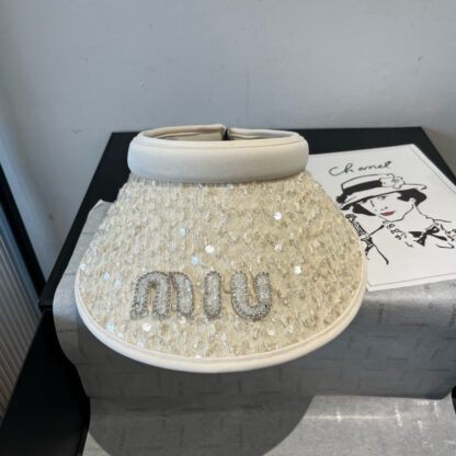 Miu Miu new hollow top sun hat - Image 4