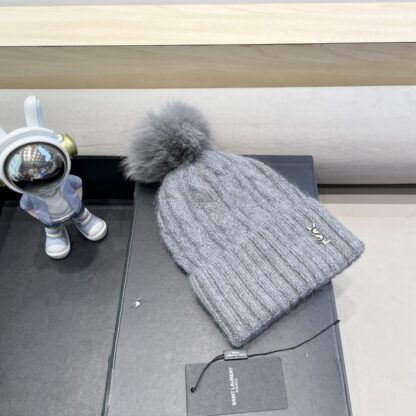 Yves Saint Laurent wool-blend knitted hat - Image 3