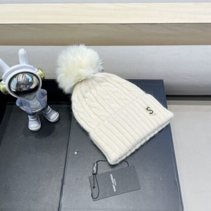 Yves Saint Laurent wool-blend knitted hat - Image 3