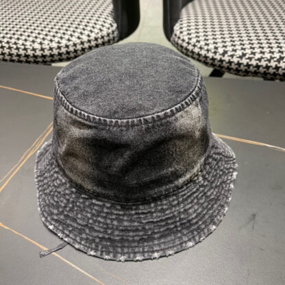 Prada denim triangle bucket hat - Image 3