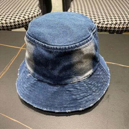 Prada denim triangle bucket hat - Image 3