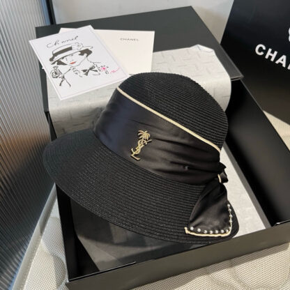 Yves Saint Laurent Pearl Basin Hat - Image 3