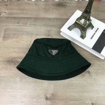 Prada velvet sun visor bucket hat - Image 3