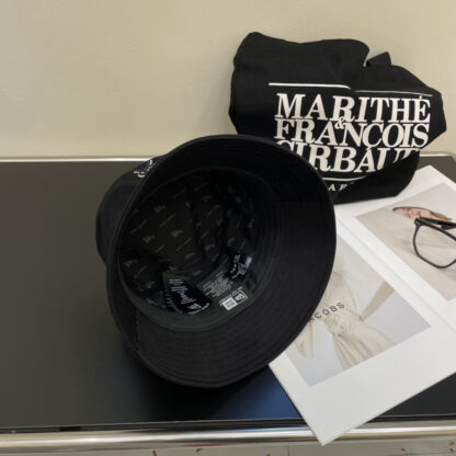 Saint Laurent lettering embroidered bucket hat - Image 3