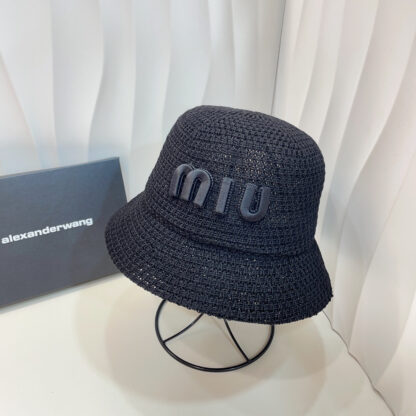 Miu Miu slouchy knitted bucket hat - Image 4