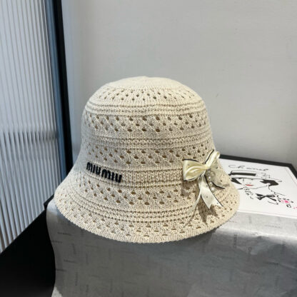 Miu Miu Knitted Bucket Hat - Image 4