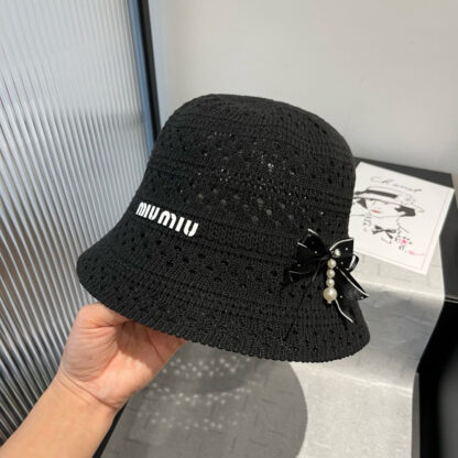 Miu Miu knitted bucket hat - Image 4