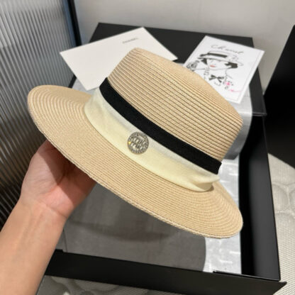 Miu Miu new flat top sun hat - Image 4