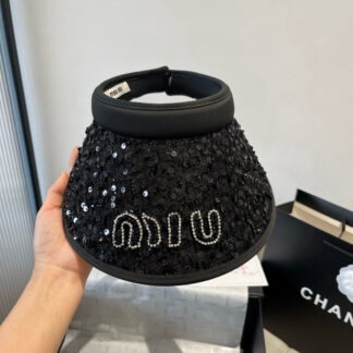 Miu new hollow sun hat
