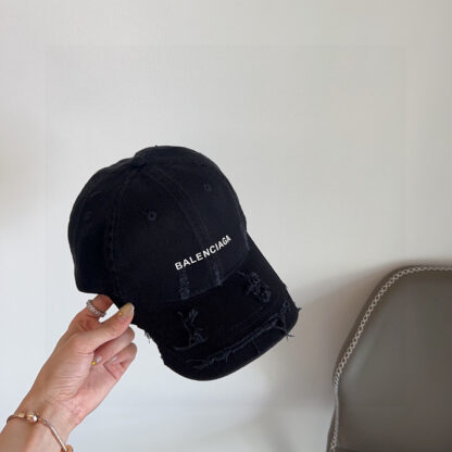 Balenciaga new irregular old style baseball cap - Image 3