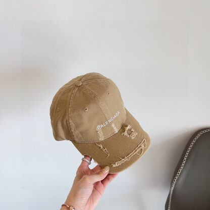 Balenciaga new irregular old style baseball cap - Image 3