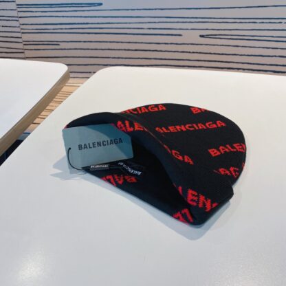 Balenciaga autumn and winter unisex letter knitted hat - Image 3