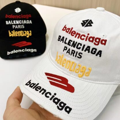 Balenciaga Unisex Korean British Casual Custom Baseball Cap - Image 3