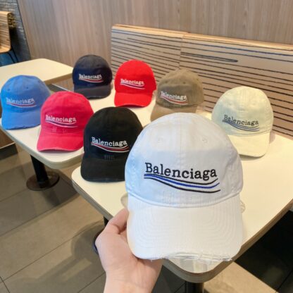 Balenciaga Unisex Korean British Casual Custom Baseball Cap - Image 3