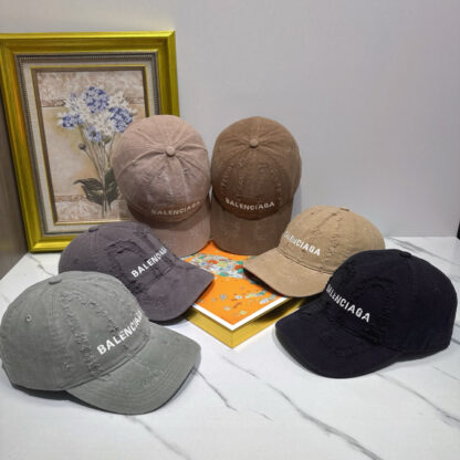 Balenciaga pure cotton old fashioned baseball cap - Image 3