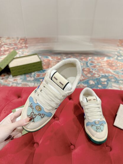 Gucci distressed dirty casual shoes catwalk style - Image 4