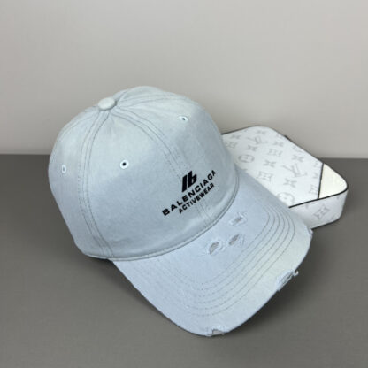 Balenciaga classic quote embroidered couple baseball cap - Image 3