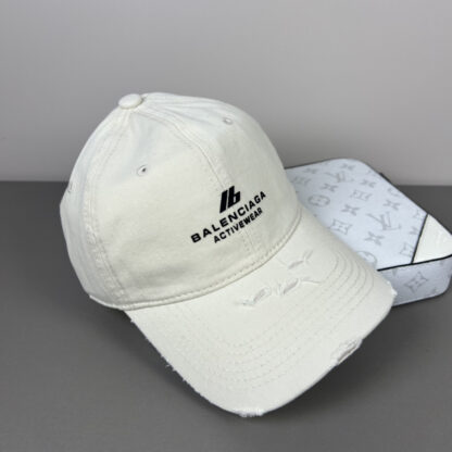 Balenciaga classic quote embroidered couple baseball cap - Image 3