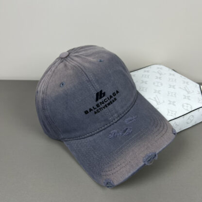 Balenciaga classic quote embroidered couple baseball cap - Image 3