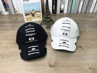 Balenciaga printed letters soft top men and women casual all-match baseball cap - Image 3