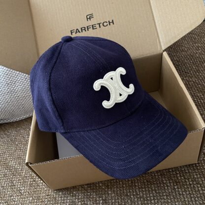 Celine autumn and winter retro hard top baseball cap - Image 3