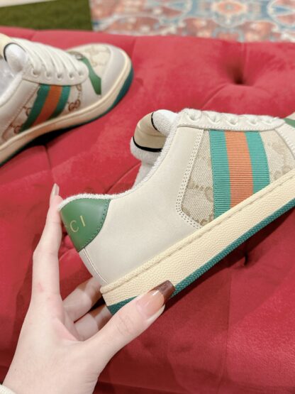 Gucci distressed dirty casual shoes catwalk style - Image 4