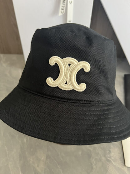 Celine logo embroidered bucket hat - Image 3
