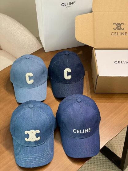 Celine denim comfortable soft durable baseball cap - Image 3