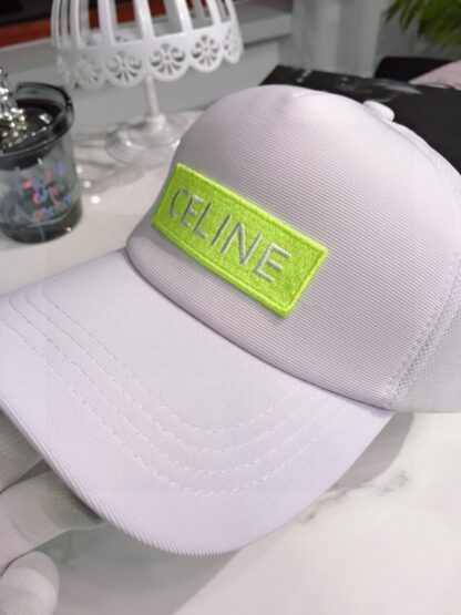 Celine Spring/Summer catwalk high-quality fly-knit simple baseball cap - Image 3
