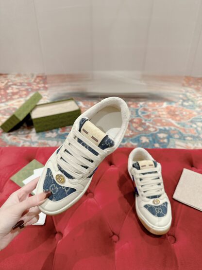 Gucci distressed dirty casual shoes catwalk style - Image 4