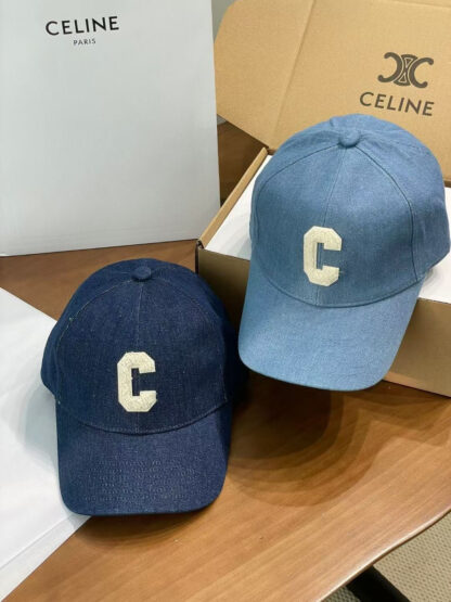 Celine denim comfortable soft durable baseball cap - Image 3