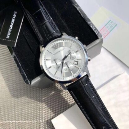 Armani Multi-Function Three-Eye Chronograph Men's Watch - Image 4