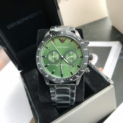 Armani Business Casual European and American Simple Atmospheric Quartz Steel Band Men's Watch - Image 3