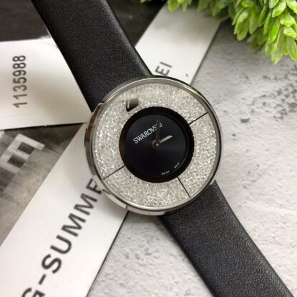 Swarovski starry leather strap women's watch - Image 2