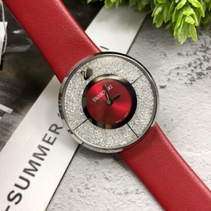 Swarovski starry leather strap women's watch - Image 2