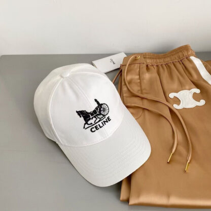 Celine carriage embroidered baseball cap - Image 3