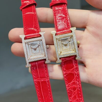 Hermes square dial quartz watch - Image 3
