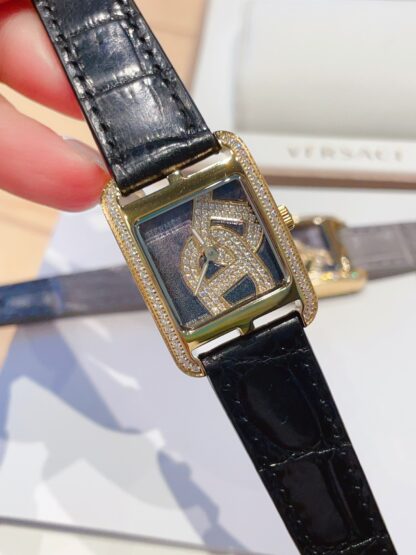 Hermes Square Dial Diamond Quartz Watch - Image 3