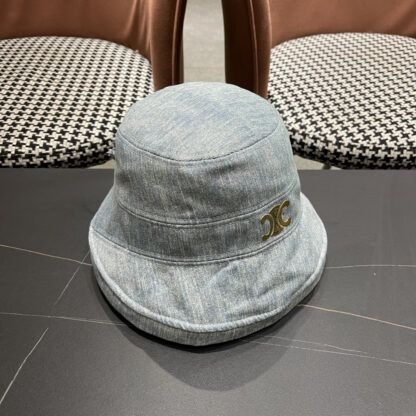 Celine women's autumn and winter elegant bow bucket hat - Image 3