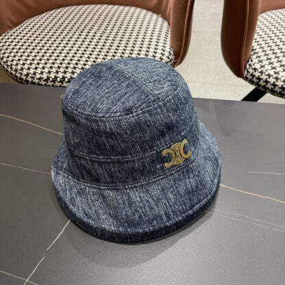 Celine women's autumn and winter elegant bow bucket hat - Image 3