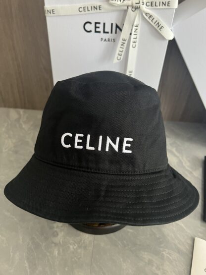 Celine new cotton embroidered bucket hat - Image 3