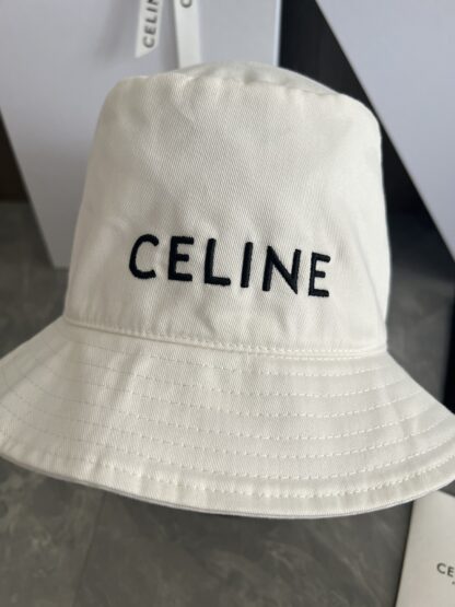 Celine embroidered lightweight bucket hat - Image 3